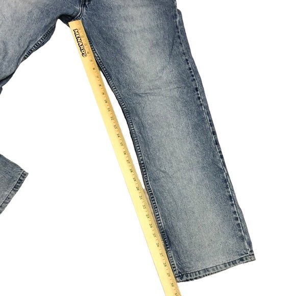 Vintage Levis SilverTab Men 32x32 Y2K Light Wash Loose Fit Denim Jeans - Picture 13 of 13